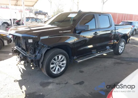 2020 Chevrolet Silverado 1500 2Wd Short Bed Custom from USA, damaged, VIN 1GCPWBEHXLZ123277